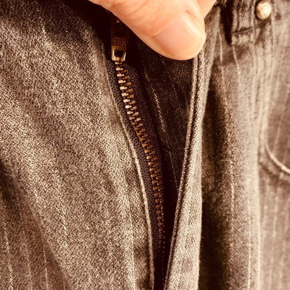 Vintage Gloria Vanderbilt Stripped Black Mom Jeans for Murjani Size 9/28 Denim - Picture 8 of 15